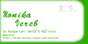 monika vereb business card